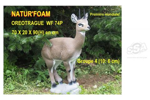 Natur Foam Cible 3D Oreotrague (antilope africaine)
