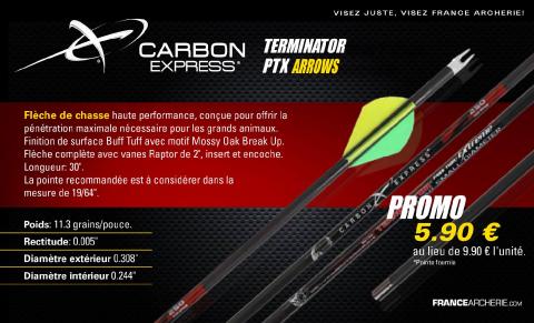 Carbon Express Flèche carbone Terminator PTX