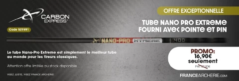 Carbon Express Tube Nano Pro X-treme (pin et pointe inclus)