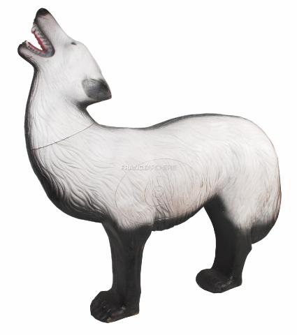 A.A. Cible 3D Loup blanc