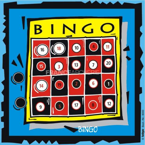 Krueger blason l.bingo 42.5x42.5