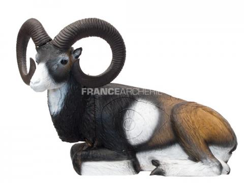 SRT Cible 3D Mouflon Corse assis